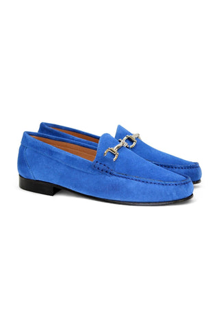 Duca Termoli Suede Slip-On Horse-bit Loafer (D1183)-AmbrogioShoes