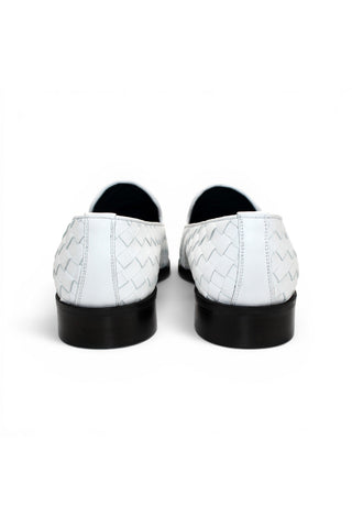 Duca Tirrenea Woven Leather Tassel Loafer