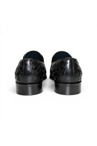 Duca Tirrenea Woven Leather Tassel Loafer