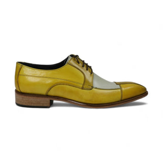 Duca Torino Men's Shoes Calf-skin Leather Derby Oxfords (D4571)-AmbrogioShoes