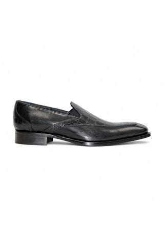 Duca Trento Men’s Shoes Crocodile Embossed Calf-Skin Leather Loafer (D1083)