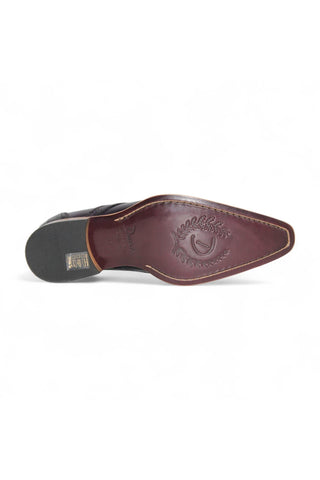 Duca Trento Men’s Shoes Crocodile Embossed Leather Loafer (D1083)