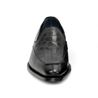 Duca Trento Men’s Shoes Crocodile Print Calf-Skin Leather Loafer (D1083)-AmbrogioShoes