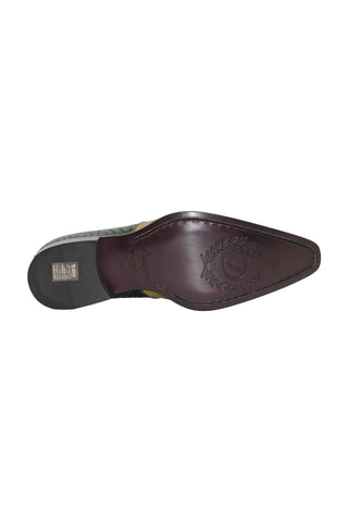 Duca Valentano Men’s Shoes Crocodile Embossed / Leather Derby (D1089)