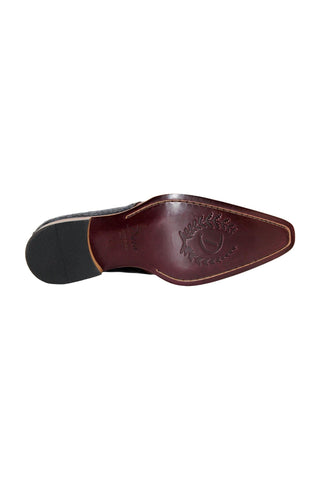 Duca Valentano Men’s Shoes Crocodile Embossed / Leather Derby (D1089)