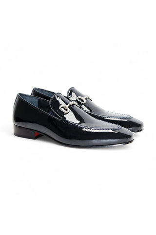 Duca Valenza Patent Slip-On Horse-bit Loafer (D1184)