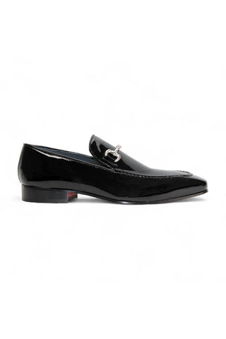 Duca Valenza Patent Slip-On Horse-bit Loafer (D1184)