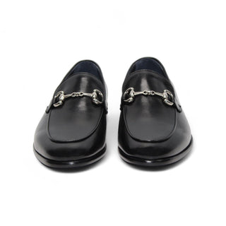 Duca Vasto II Men's Shoes Calf-Skin Leather Horse-Bit Loafer (D1185)-AmbrogioShoes