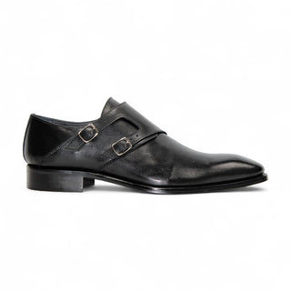 Duca Vergato Men’s Shoes Calf-Skin Leather Double-Monk Strap (D1098)-AmbrogioShoes