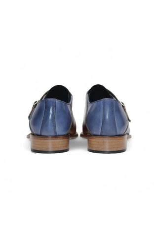 Duca Vergato Men’s Shoes Leather Double-Monk Strap (D1098)