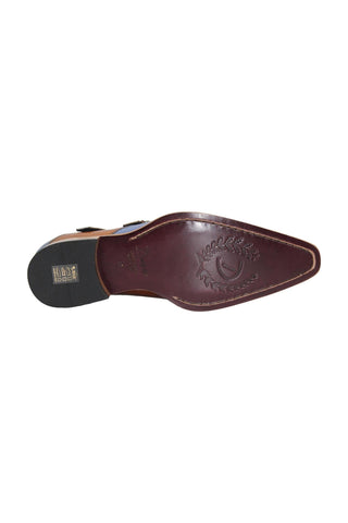 Duca Vergato Men’s Shoes Leather Double-Monk Strap (D1098)