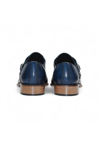 Duca Vergato Men’s Shoes Leather Double-Monk Strap (D1098)