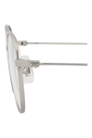 Dunhill DU0007O Semimatte Silver Eyeglasses