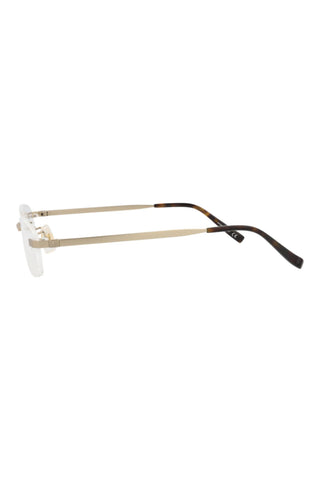 Dunhill DU0017OJ Semimatte Light Gold Eyeglasses
