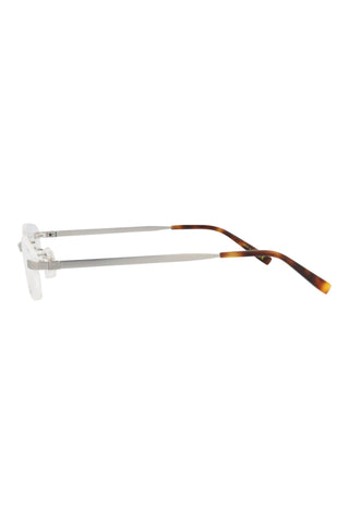 Dunhill DU0017OJ Semimatte Silver Eyeglasses