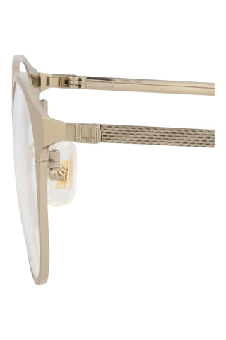 Dunhill DU0044O Semimatte Light Gold Eyeglasses