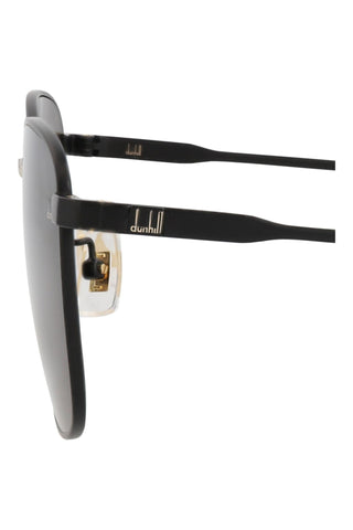 Dunhill DU0065S Semimatte Black/ Light Gold Sunglasses