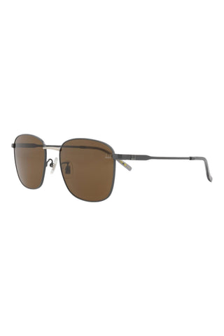 Dunhill DU0065S Semimatte Varnished Dark Grey/ Silver Sunglasses