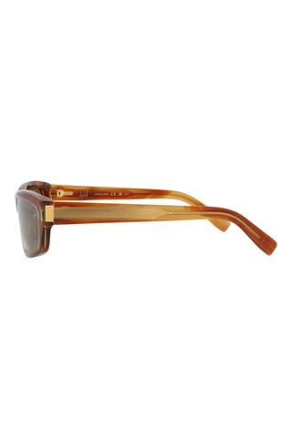 Dunhill DU0077S TRANSPARENT YELLOW/FLAMED LIGHT BROWN HAVANA Sunglasses