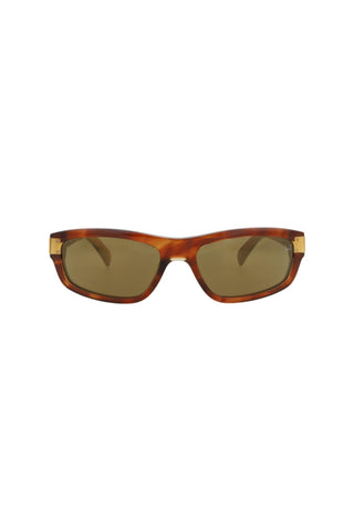 Dunhill DU0077S TRANSPARENT YELLOW/FLAMED LIGHT BROWN HAVANA Sunglasses