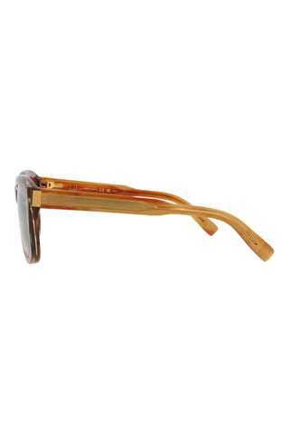 Dunhill DU0078S Transparent Yellow/Flamed Light Brown Havana Bilayer Sunglasses