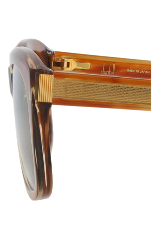 Dunhill DU0078S Transparent Yellow/Flamed Light Brown Havana Bilayer Sunglasses