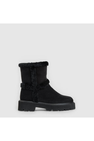 Aquatalia Ella suede ankle boot in Black - view 1