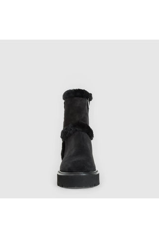 Aquatalia Ella suede ankle boot in Black - view 5