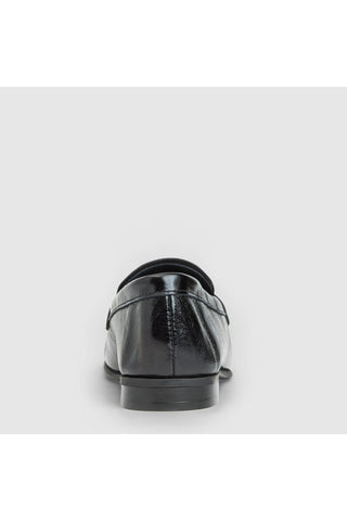 Aquatalia Elis Naplak leather loafer in Black - view 6