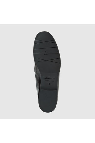 Aquatalia Elis Naplak leather loafer in Black - view 7
