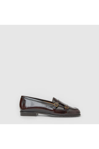 Aquatalia Ema leather loafer in Espresso - view 1