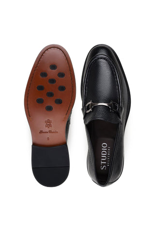 Belvedere Emilio Deer Horse-Bit Loafer