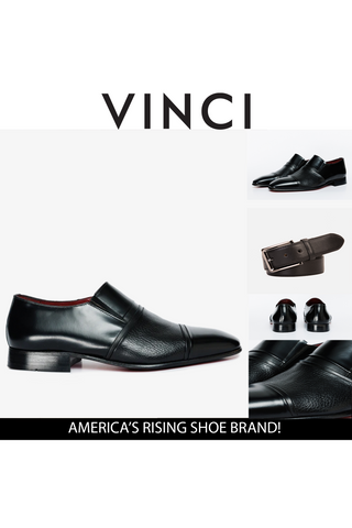 Vinci Everest Leather Loafer - Black