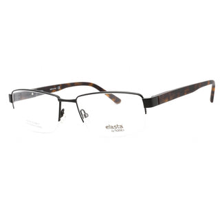 Elasta E 3122 Eyeglasses MTTBLACK/Clear demo lens-AmbrogioShoes
