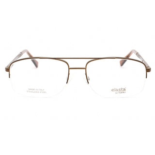 Elasta E 7246 Eyeglasses BROWN / Clear demo lens-AmbrogioShoes