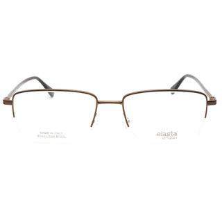 Elasta E 7249 Eyeglasses Matte Brown / Clear Lens-AmbrogioShoes