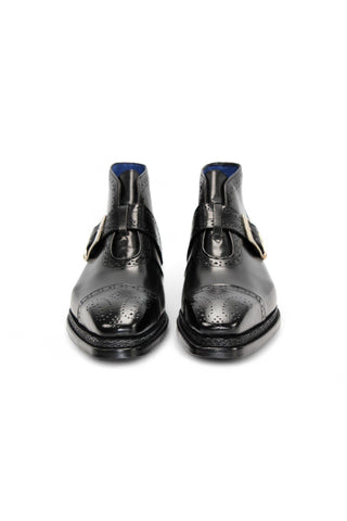 Emilio Franco Aldo Calf-Skin Leather Buckle Boot (EF1238)