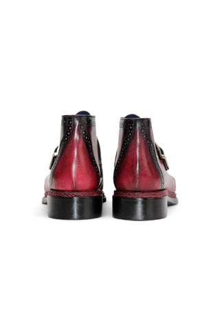 Emilio Franco Aldo Leather Buckle Boot (EF1238)