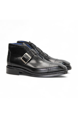 Emilio Franco Aldo Leather Buckle Boot (EF1238)