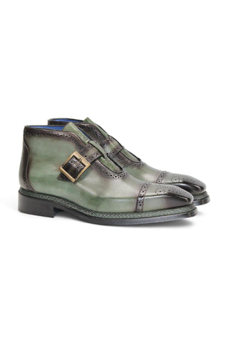 Emilio Franco Aldo Leather Buckle Boot (EF1238)
