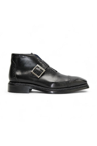 Emilio Franco Aldo Leather Buckle Boot (EF1238)