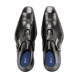 Emilio Franco Aldo Men's Shoes Calf-Skin Leather Buckle Boot (EF1238)-AmbrogioShoes