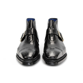 Emilio Franco Aldo Men's Shoes Calf-Skin Leather Buckle Boot (EF1238)-AmbrogioShoes