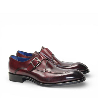 Emilio Franco Bernardo Leather Single Monk Strap-AmbrogioShoes