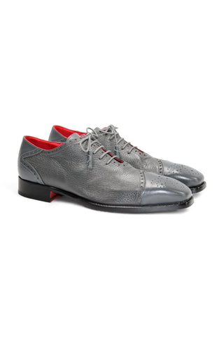Emilio Franco Bosco Calf-Skin Leather & Deer Skin Oxford (EF1204)-AmbrogioShoes