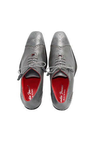 Emilio Franco Bosco Calf-Skin Leather & Deer Skin Oxford (EF1204)-AmbrogioShoes