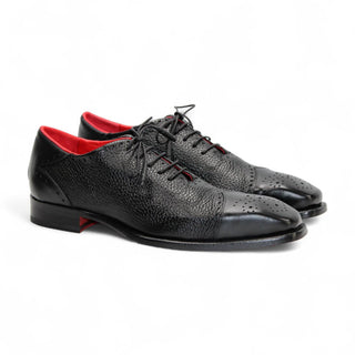 Emilio Franco Bosco Men's Shoes Calf-Skin Leather & Deer Skin Oxford (EF1204)-AmbrogioShoes