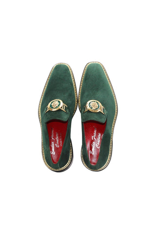 Emilio Franco Couture EF102 Suede Horse-Bit Loafer (EFC1006)
