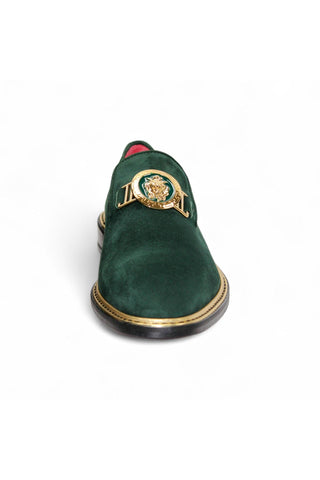 Emilio Franco Couture EF102 Suede Horse-Bit Loafer (EFC1006)