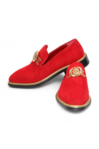 Emilio Franco Couture EF102 Suede Horse-Bit Loafer (EFC1006)
